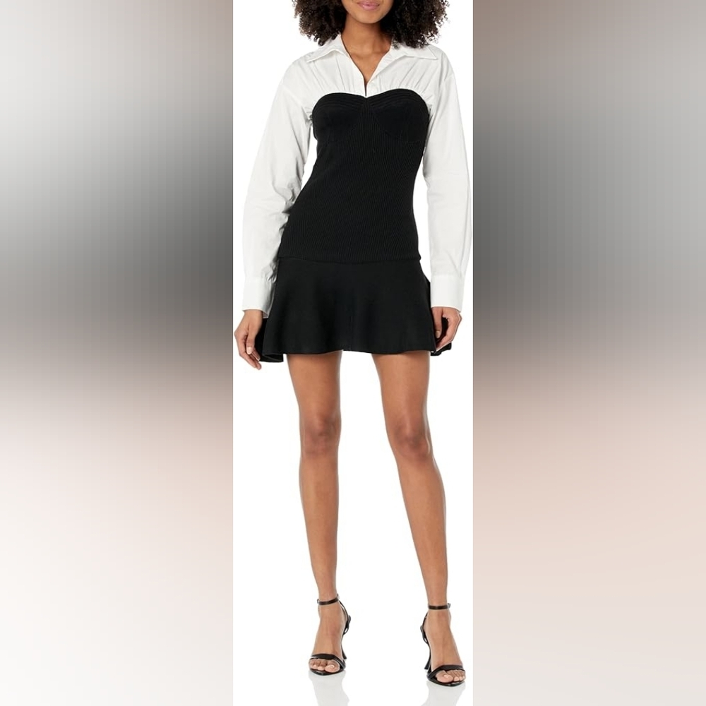 Moon River Elegant Black Mini Skirt NWT